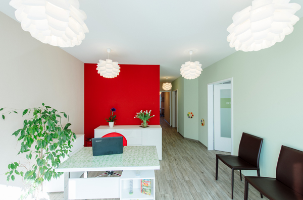 Empfang und Wartebereich